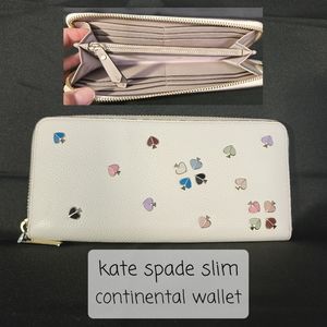 kate spade slim continental wallet